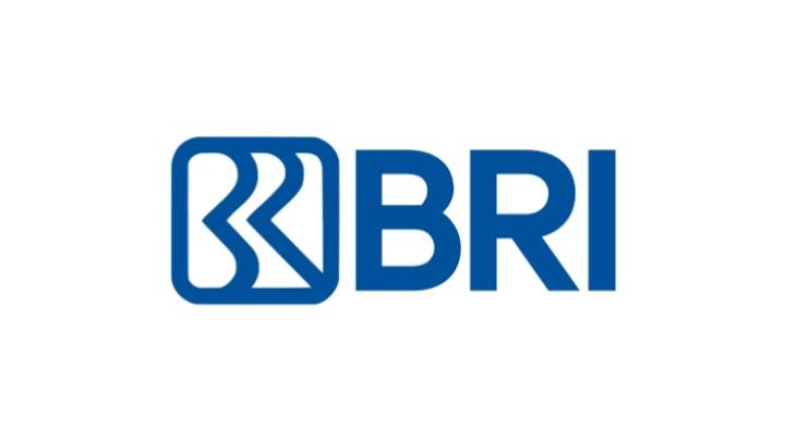 BRI bank logo blue and white