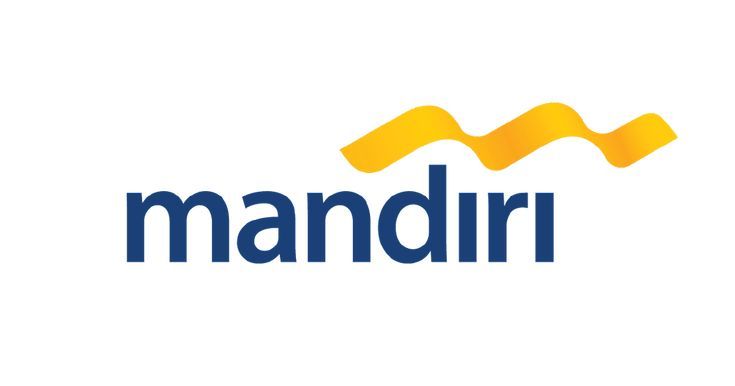 Mandiri bank logo blue and yellow